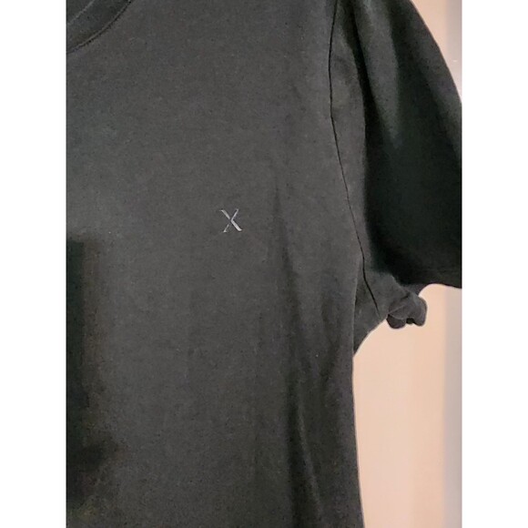 Express Shirt Mens Green Crew Neck Short Sleeve Solid Pullover Size Medium - Picture 2 of 4